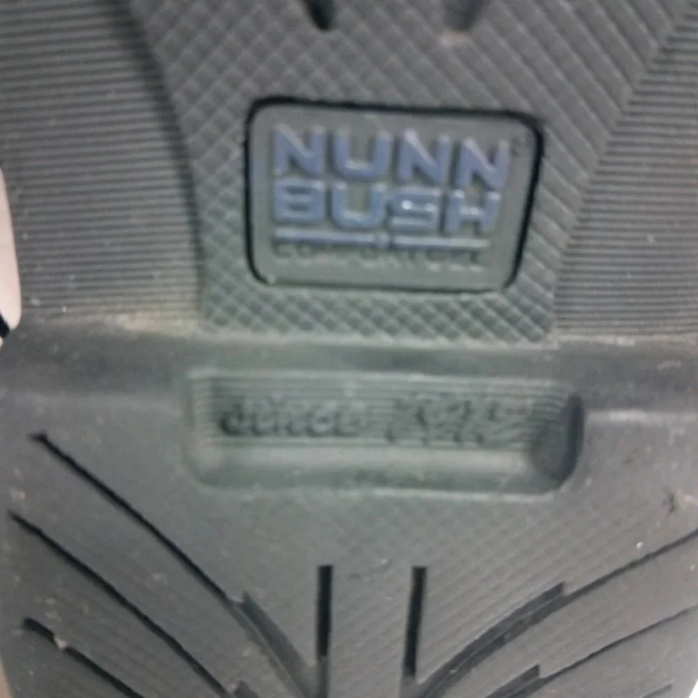 Nunn Bush Comfort Gel Black Leather Dress Shoes